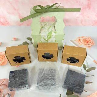 【A-ONE 匯旺】手工皂3入禮盒 深藍古龍手工皂3盒+起泡網1個+提袋 二次進場 呷茶禮盒 伴手禮
