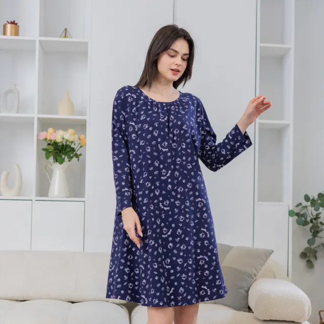 【La Felino 羅絲美】官方授權  Hello Kitty-La Felino 100%棉短長袖裙裝/褲裝(多款任選)