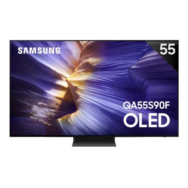 【Samsung 三星】55型 4K OLED AI智慧顯示器 55S90F 壁掛安裝(QA55S90FAXXZW)
