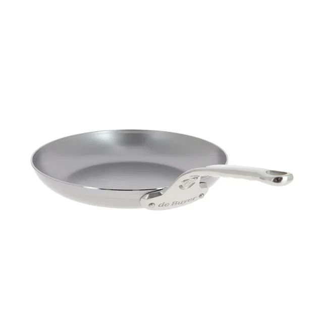 【de Buyer 畢耶】原礦蜂蠟鐵鍋 職人防滑握柄早餐鍋24cm-適用IH爐(適用烤箱)