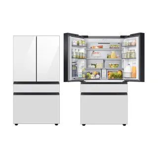 【Samsung 三星】640公升 BESPOKE設計品味系列 雙循環變頻旗艦四門冰箱(RF23BB8200APTW)