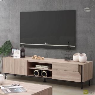 【WAKUHOME 瓦酷傢俱】Borg時尚輕工業風6尺電視櫃A011-P14