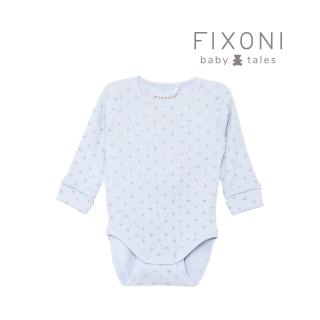 【Brands4Kids】霧藍櫻長袖包屁衣 FIXONI系列(4種尺寸可選)