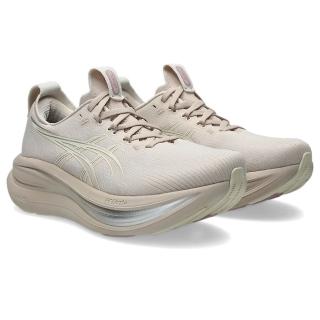 【asics 亞瑟士】慢跑鞋 女鞋 運動鞋 緩震 GEL-NIMBUS 28 奶茶 1012B899-250