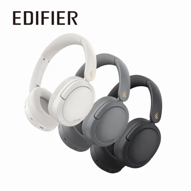 【EDIFIER】W800BT Pro 無線降噪耳罩耳機(Hi-Res 音質認證/專屬APP)