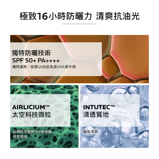 【理膚寶水】獨家限定★太空科技防全護極致抗油光防曬亮白乳 30ml買60送60_G(清爽防曬)