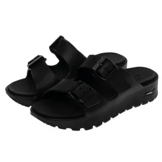 【SKECHERS】女鞋 休閒系列 涼拖鞋 涼鞋 拖鞋 FOAMIES ARCH FIT FOOTSTEPS (111304BLK)