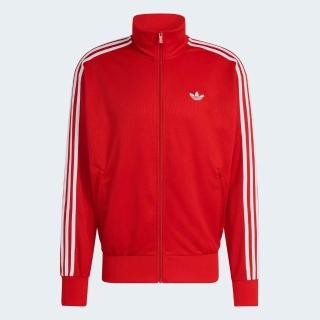 【adidas 愛迪達】Firebird Tt 男 外套/夾克 運動外套 休閒 紅 亞版 立領(KE0788)