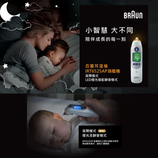 【BRAUN 百靈】耳溫槍IRT6525 (內附20個耳套 再加贈40個耳套)