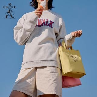 【PORTER INTERNATIONAL】歡快特調GAPPY手提包(附收納包)-(奶黃)