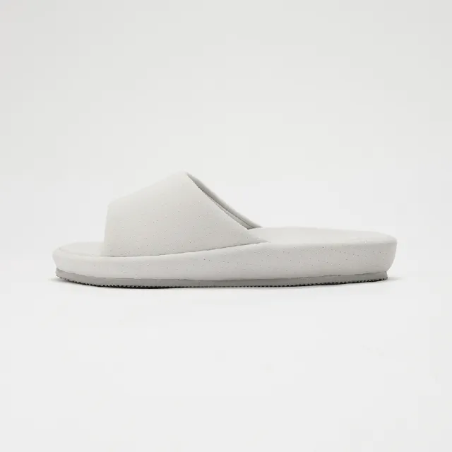【MUJI 無印良品】涼感前開拖鞋(灰色/藍色)