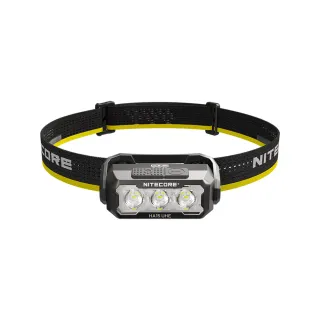 【NITECORE】電筒王 HA15 UHE (附可充電池) 400流明 80米 白光/紅光 多功能頭燈 肩燈 夾燈 越野跑 AA 14500