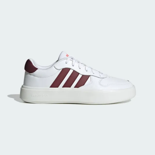 【adidas 愛迪達】休閒鞋 男鞋 運動鞋 LITECOURT 白紅 JI2169