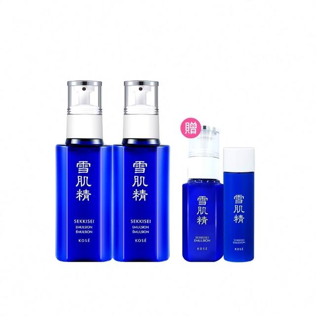 【KOSE 高絲】雪肌精乳液 140ml 二入組(極潤型/一般型 任選)