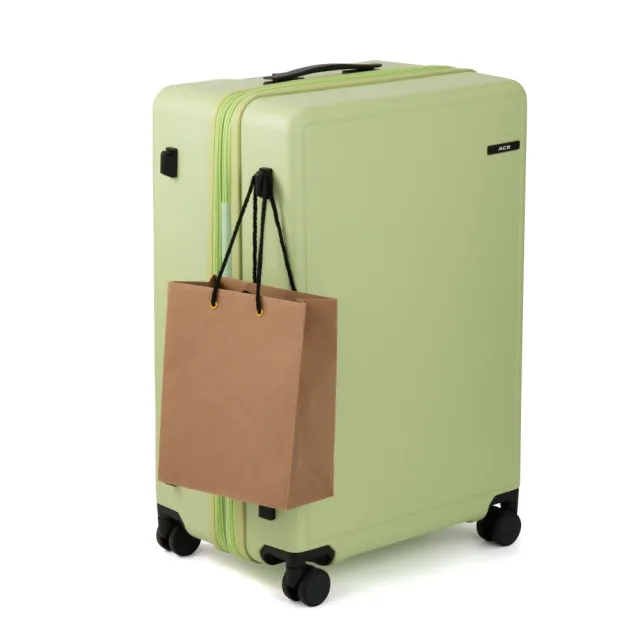 【ACE BAGS＆LUGGAGE】26吋 Beber ACE青春入門款對開可擴充行李箱(多色可選 09132)