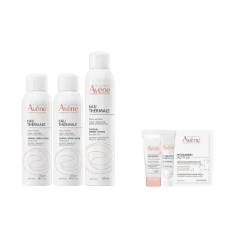 【Avene 雅漾】官方直營 活泉水精選套組_300mlx1+150mlx2(化妝水/噴霧/穩膚)