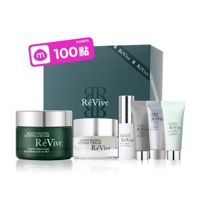 ReVive利維膚緊緻活顏組為專業抗老保養套裝，內含多款精華與乳液，強化肌膚緊緻度與保濕力，改善暗沉與細紋，讓肌膚煥發年輕光采。適合追求細膩肌膚與抗老效果的您。