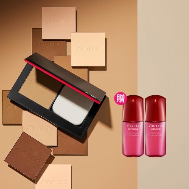 【SHISEIDO 資生堂國際櫃】超進化持久粉餅 SPF35(定妝神器/粉餅/底妝/控油)