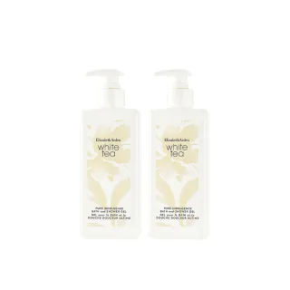 【伊麗莎白雅頓】純淨白茶沐浴膠療癒組 (白茶香水沐浴膠390mlx2)