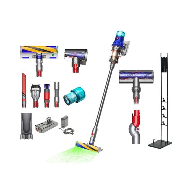 【dyson 戴森】V12 Detect Slim Fluffy SV46 強勁輕量智慧無線吸塵器 光學偵測(升級HEPA過濾)