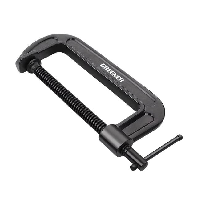 【GREENER】強力G字木工夾 8吋 (夾子工具 C型夾 鐵夾 F夾 固定夾 快速夾具 壓緊器夾)