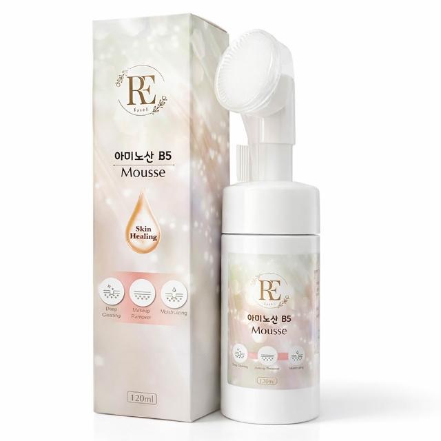 【韓國 Re:Excell】即期品：買一送一 / 胺基酸B5潔顏慕斯(120ml)