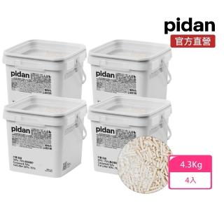 【pidan】植物貓砂 木薯豆腐混合砂 4.3kg 超值4桶裝(木薯砂、豆腐砂、植物貓砂混合)