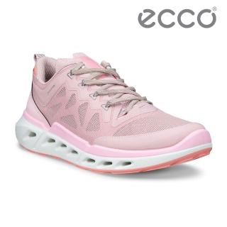 【ecco】BIOM 720 W 健步休閒織物戶外運動鞋 女鞋(冰紫粉 85031361643)