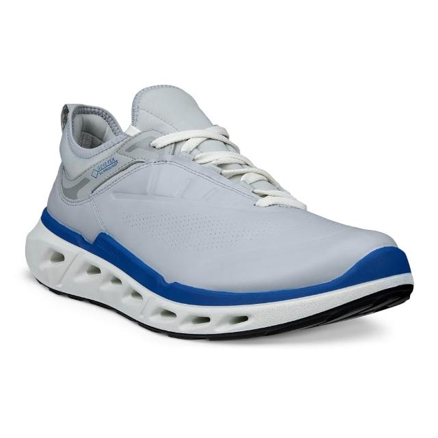 【ecco】BIOM 720 M 健步經典皮革防水戶外運動鞋 男鞋(水泥灰 85035456183)