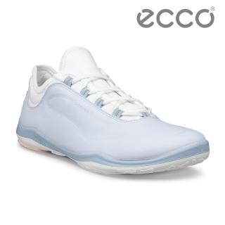 【ecco】BIOM LITE TR W 健步戶外簡約皮革運動鞋 女鞋(天空藍/白色 84013360681)