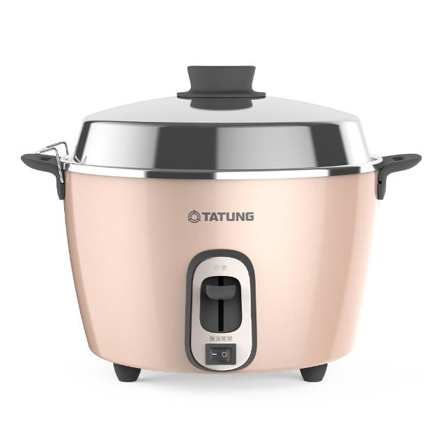 【TATUNG 大同】6人份不鏽鋼電鍋(TAC-06R-M BI奶霜粉)
