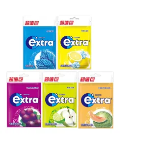 【Extra】益齒達 潔淨無糖口香糖 62g*10入(提神/潔牙/口腔清潔)
