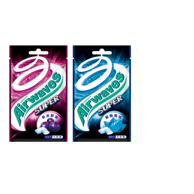 【Airwaves】超涼無糖口香糖 28g*10入*3組共30包(提神/口氣清新)