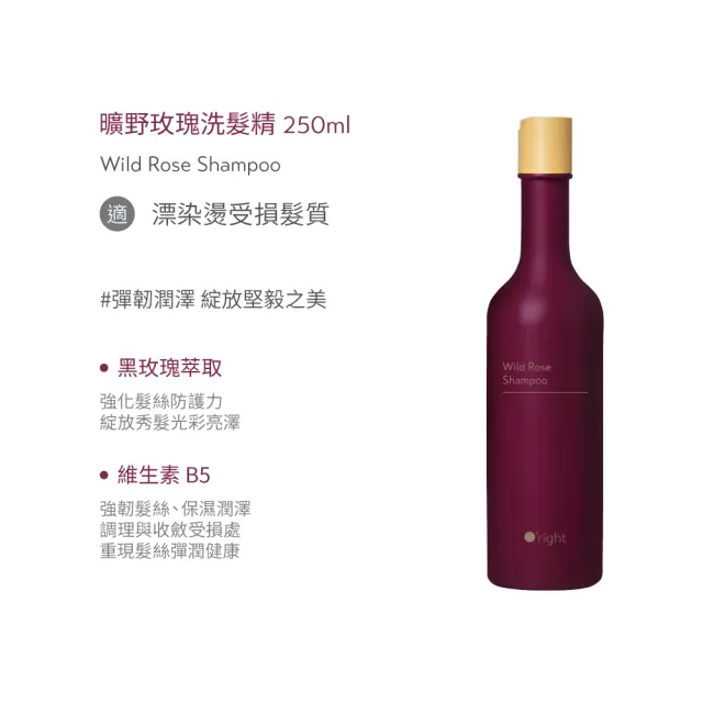 【O’right 歐萊德】明星款洗髮精250ml+經典款洗髮精250ml