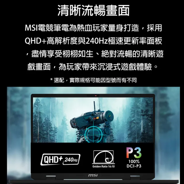 升級2T★【MSI 微星】18吋Ultra9-275HX  RTX5060電競筆電(Crosshair 18 HX/16G/1T SSD/W11/A2XWFKG-058TW)