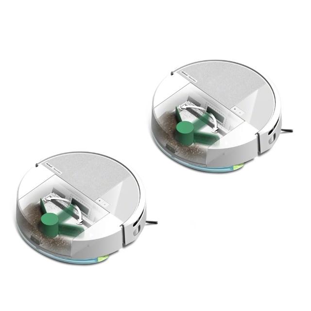 【iRobot】Roomba 205 Combo 塵霧白 內建集塵壓縮掃拖機器人 買1送1超值組(免基座最高60天免倒垃圾)