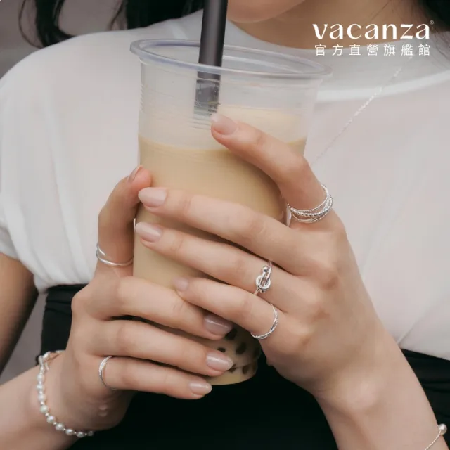 【vacanza】925純銀飾品｜扭結 純銀戒指  (抗過敏 情人節禮物 生日禮物)