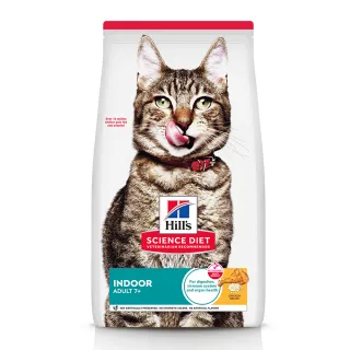 【Hills 希爾思】官方直營 室內高齡貓 雞肉 1.58公斤(貓飼料 貓糧 老貓)