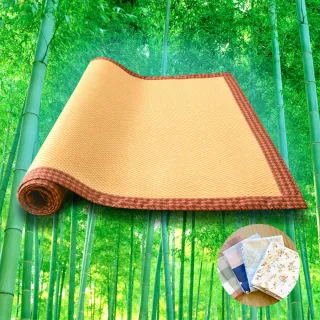 【神田職人】贈枕套 單人3.5尺 3D加厚 柔藤 透氣涼蓆-C 涼感 床蓆 不夾髮膚 涼蓆推薦(兩色任選)