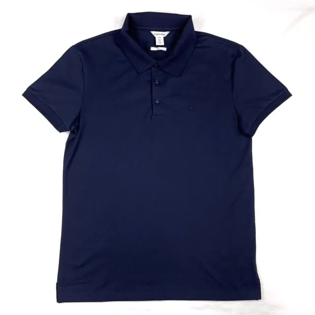 【Calvin Klein 凱文克萊】Calvin Klein polo衫 棉質 刺繡logo 短袖 CK 大尺碼 白色上架(polo衫 短袖9833)