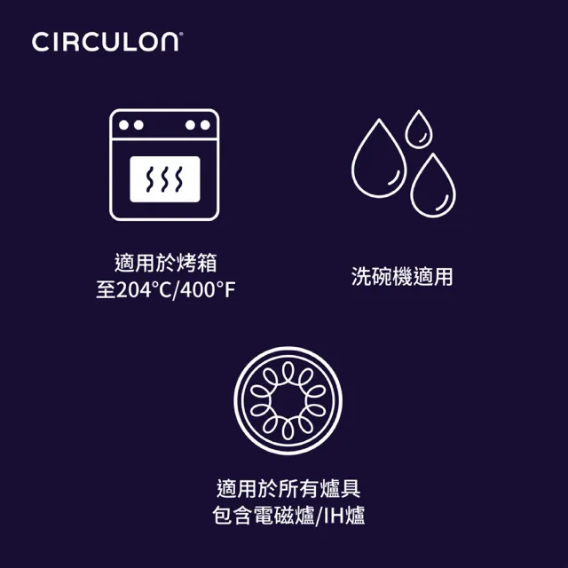 【MEYER 美亞】CIRCULON圈圈鍋A1系列極致抗刮不沾炒鍋34cm(附專用鍋蓋/IH/電磁爐/洗碗機)
