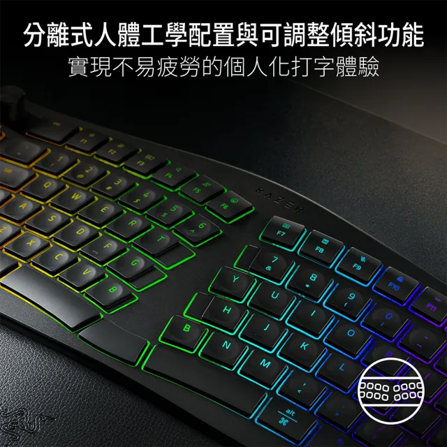 【Razer 雷蛇】Pro Type Ergo 鍵盤 (英文)