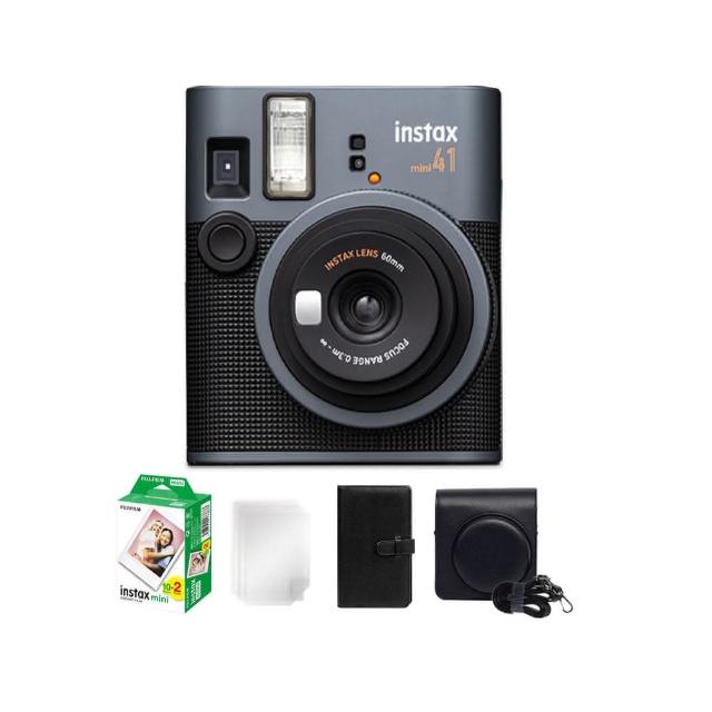 【FUJIFILM 富士】instax mini 41 拍立得相機 原廠公司貨(皮套20張底片相冊超值組合)