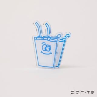 【plain-me】JNP 磁鐵 徽章 磁吸夾 配件 磁吸 奶茶 JNP3937-261