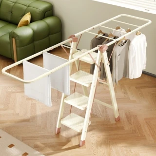 SUNHO三禾 折疊梯晾衣架 異形晾衣架 可折疊晾曬架 曬衣架 曬衣桿 多功能人字梯 樓梯 A字梯
