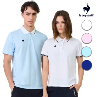 【LE COQ SPORTIF 公雞】吸濕排汗短袖POLO衫 男女款 5色 LWX21243_LWX22243