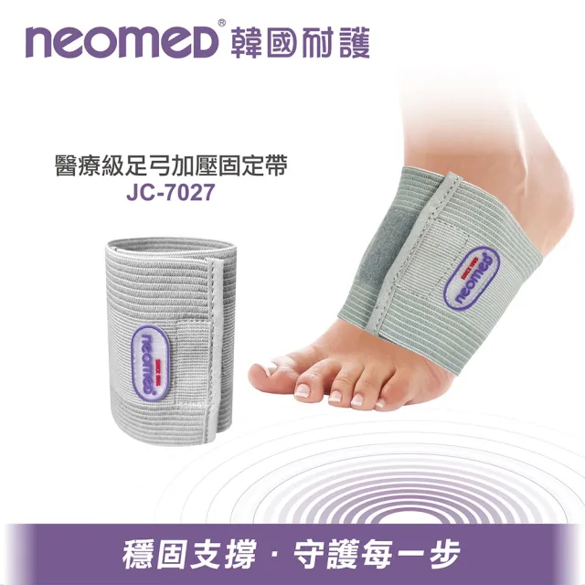 【韓國耐護Neomed】醫療級足弓加壓固定帶 JC-7027  一入(醫療級/護具/護踝)