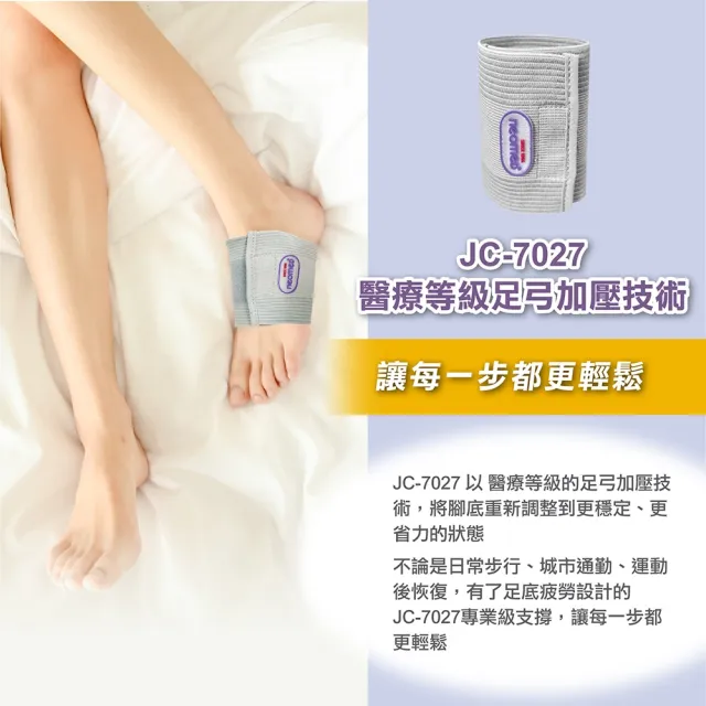 【韓國耐護Neomed】醫療級足弓加壓固定帶 JC-7027  一入(醫療級/護具/護踝)