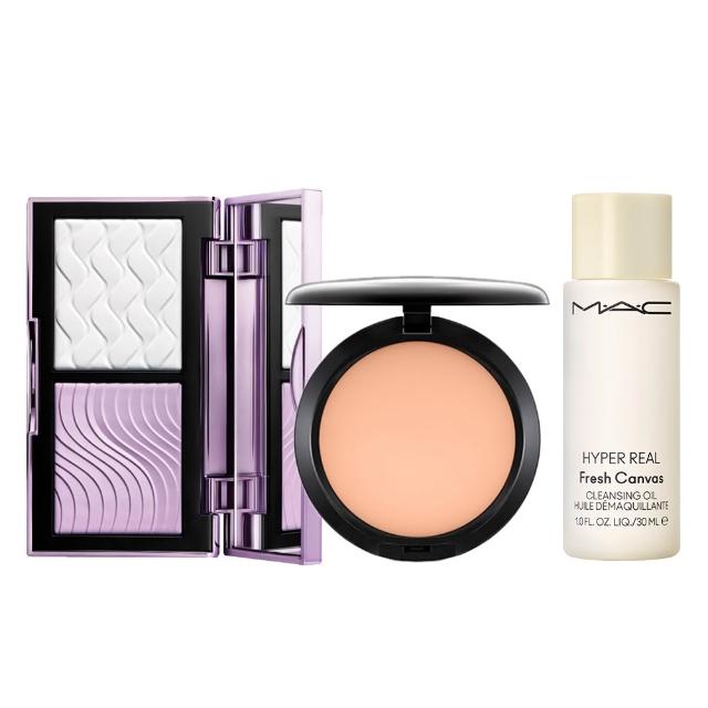 【M.A.C】冠軍柔焦濾鏡組(口袋雙色濾鏡蜜粉餅+超持妝無瑕粉餅SPF15/PA+_13g不含粉盒_雙11限定)