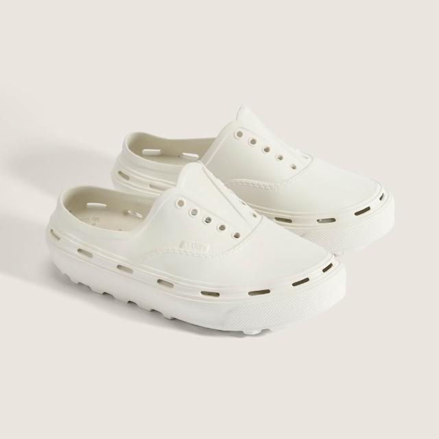 【VANS】官方旗艦 Authentic Foam Mule 米白色懶人拖鞋 休閒鞋